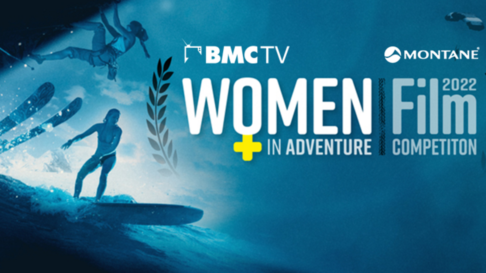 The poster image for the BMC Women In Adventure film screening session.