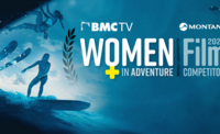 The poster image for the BMC Women In Adventure film screening session.