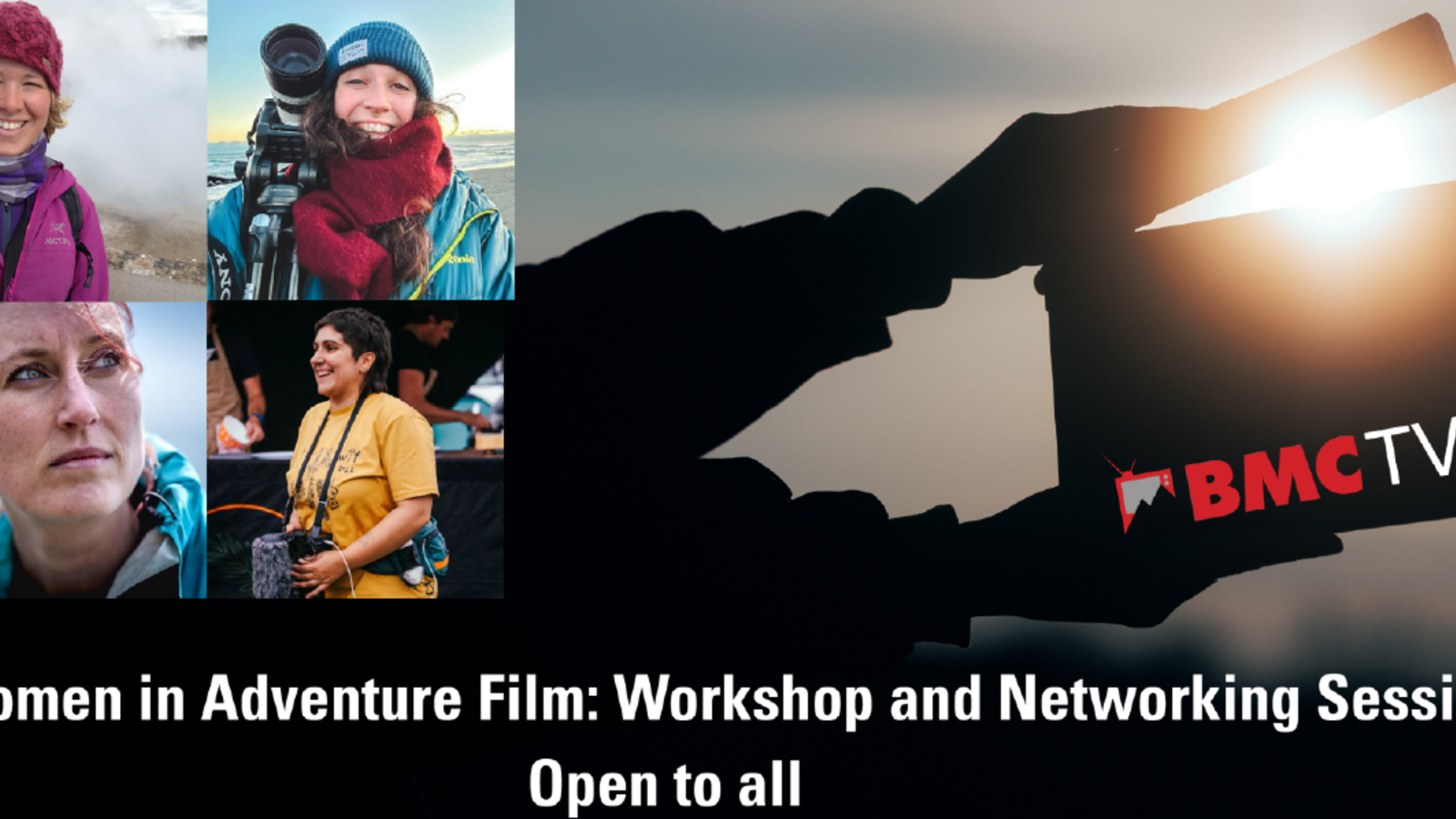 BMC Women In Adventure Workshop and Networking Poster