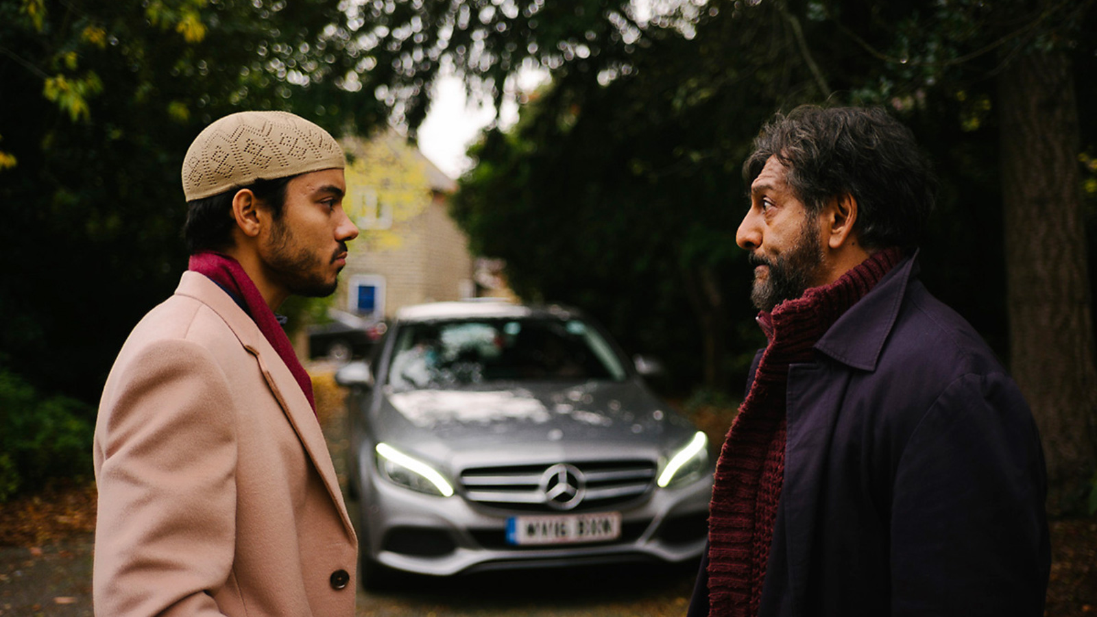 Fazil and Jimmy face off in a scene from EXPIATION