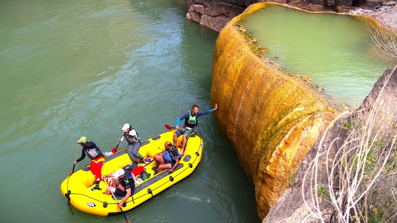 Rafting down the Colorado River