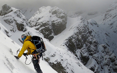 On the Cuillin on the winter round, photo Dave MacLeod