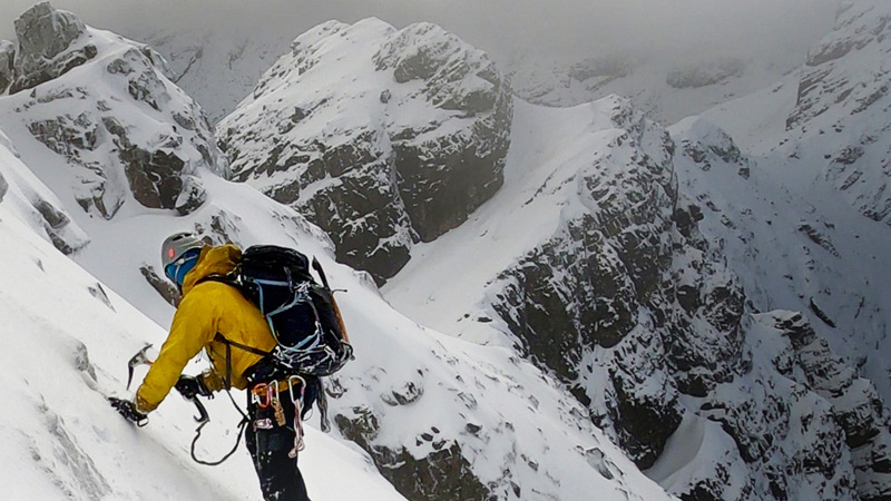 On the Cuillin on the winter round, photo Dave MacLeod