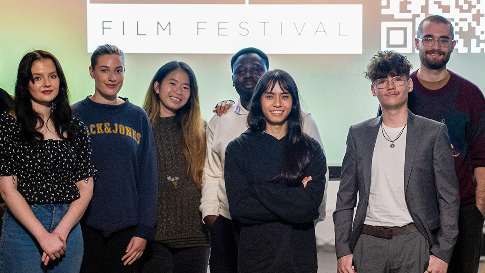 Filmmakers shortlisted for DIY Filmmaking Challenge: Environment gather for a screening at Sunderland Shorts Film Festival