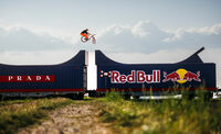 Dawid Godziek preforms frontflip over train gap jump in Biała.