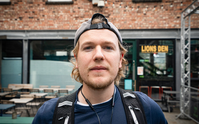 Portrait of Charlie King, Ultramarathon runner and musician