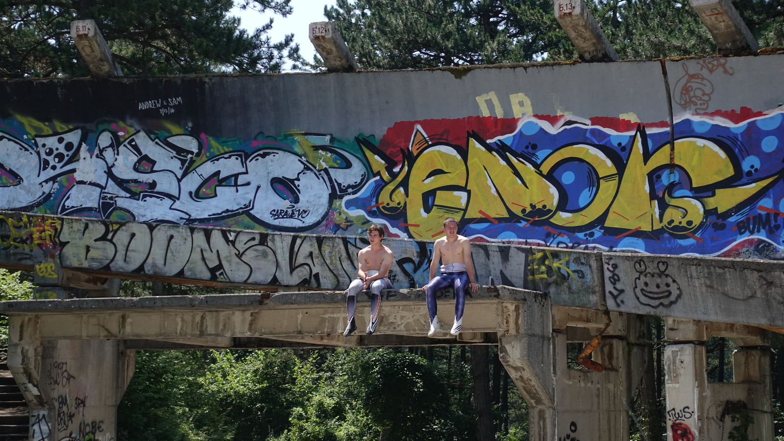 zlatan hamza at track