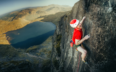 Adam Ondra climbing Lexicon E11, Photo by Petr Chodura